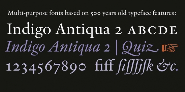 Indigo Antiqua 2 Font Download