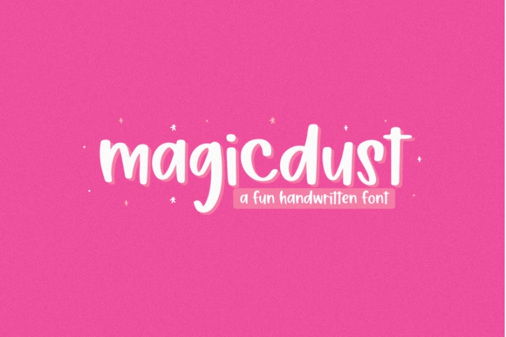 Magicdust - Fun Handwritten Font Font Download