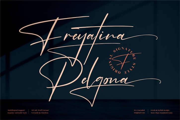 Freyatina Pelgona Font Download