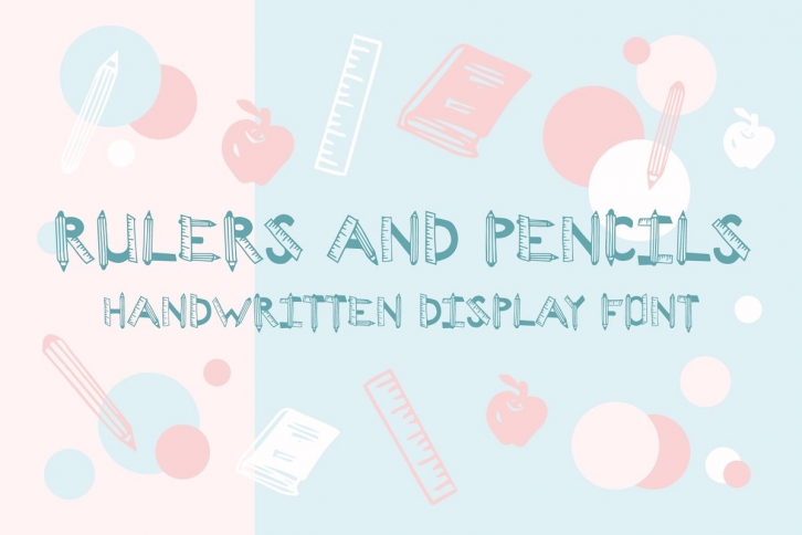 Rulers and Pencils Font Download