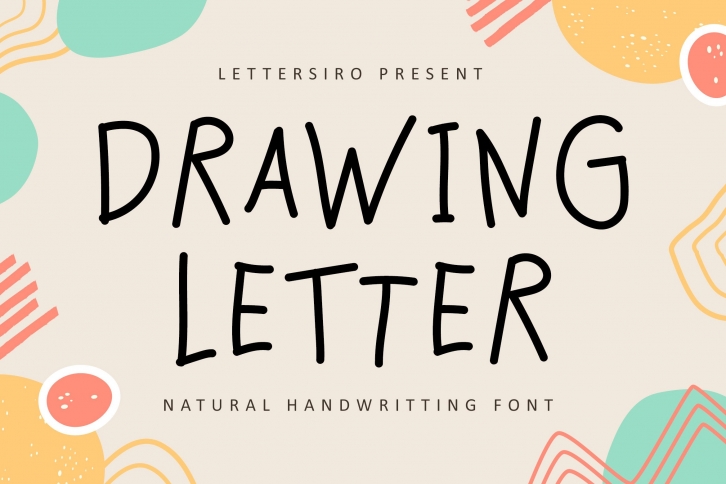 Drawing Letter Font Download