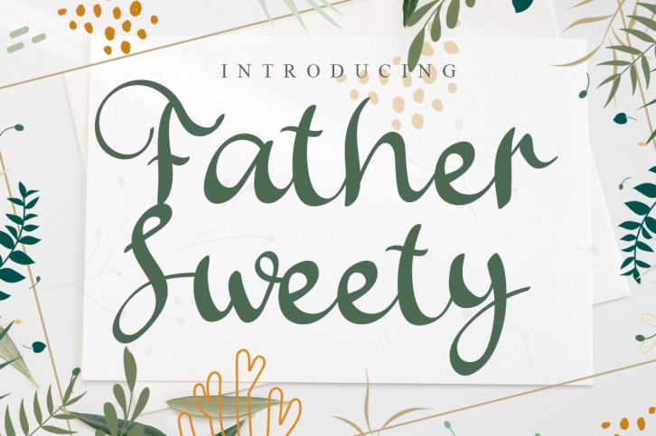 Father Sweety Font Download
