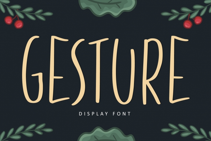 Gesture Font Download