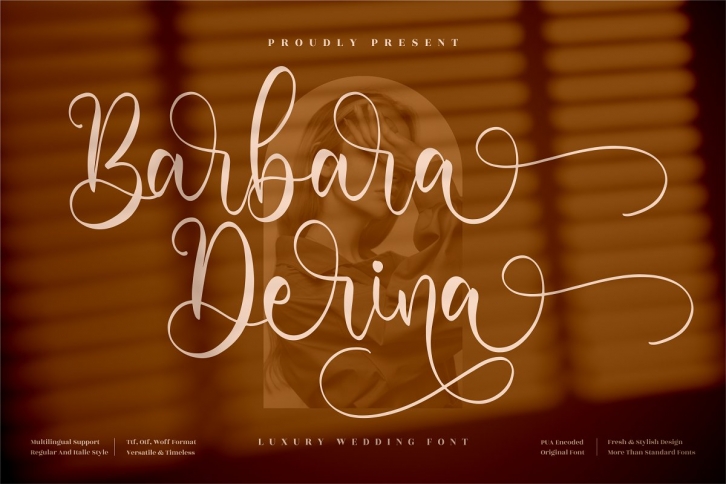 Barbara Derina Beautiful Script Font Download
