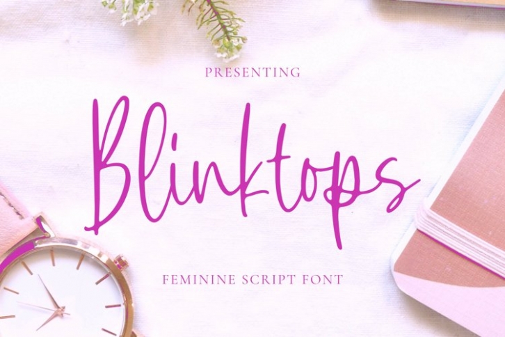 Blinktops Font Download