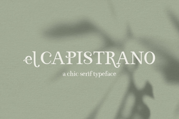 El Capistrano Serif Font Download
