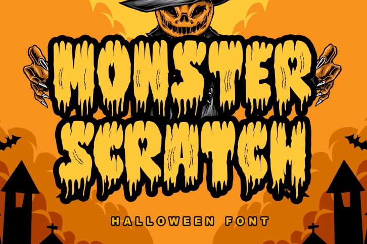 Monster Scratch Font Download