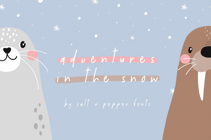 Adventures in the Snow Font Download