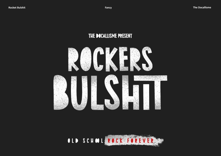 Rocket Bulshit Font Download