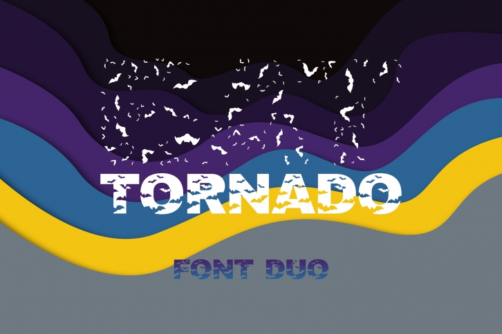 Bat Tornado Duo Font Download