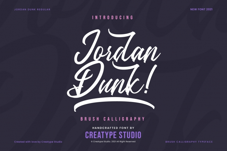 Jordan Dunk Font Download
