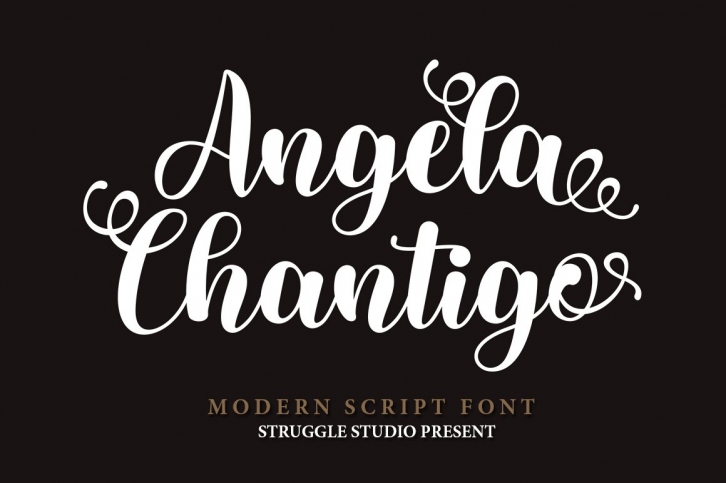 Angela Chantigo Font Download