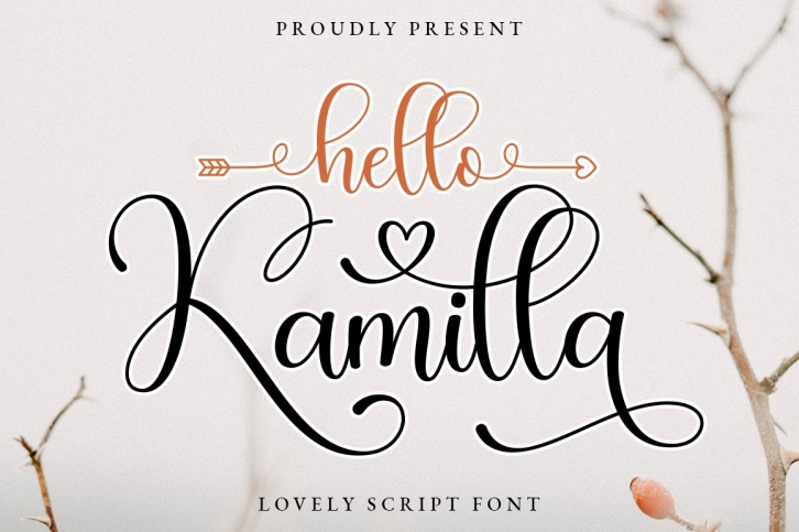 Hello Kamilla Lovely Script Font Download