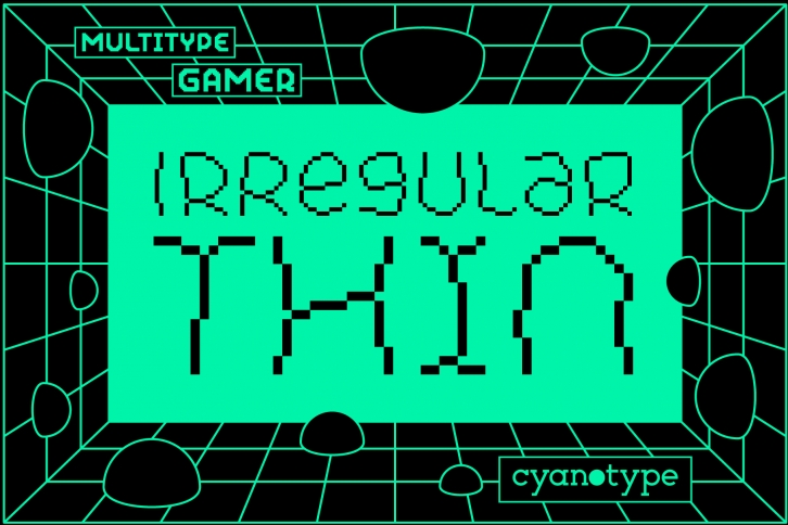 Gamer Irregular Thin Font Download