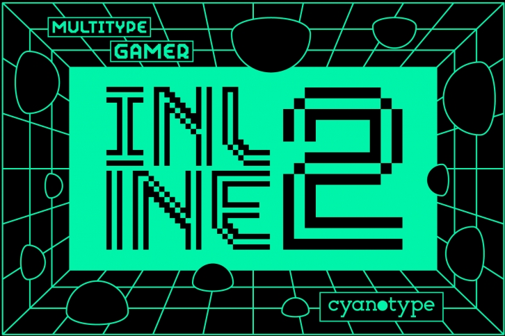 Gamer Inline 2 Font Download