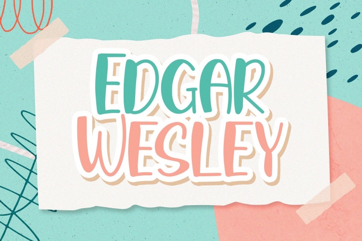 Edgar Wesley Font Download