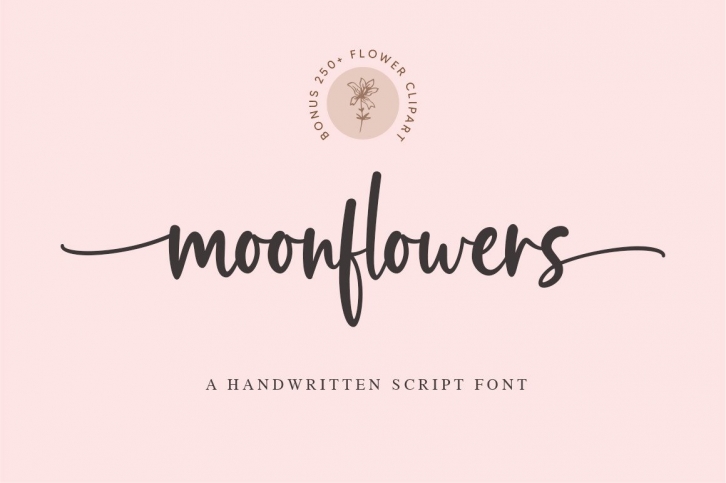 Moonflowers Font Download