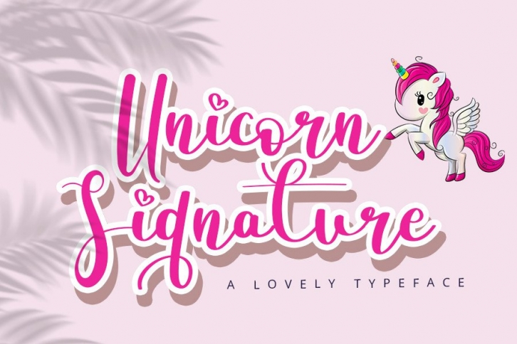 Unicorn Signature Font Download
