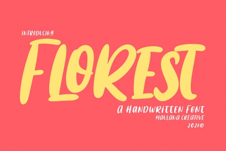 Florest Handwritten Font Font Download