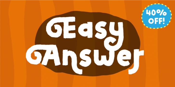 Easy Answer Font Download