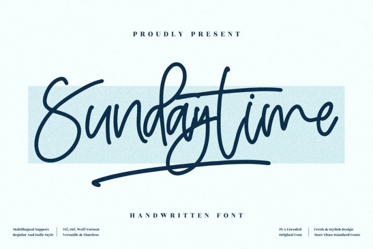 Sundaytime Monoline Signature LS Font Download