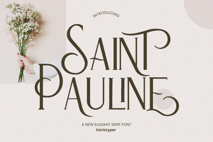 Saint Pauline Serif Font Font Download