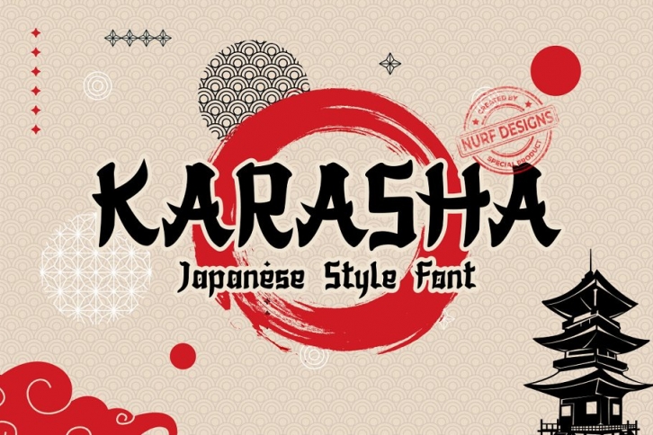 Karasha – Japanese Style Font Download