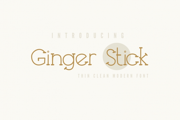 Ginger Stick Font Download