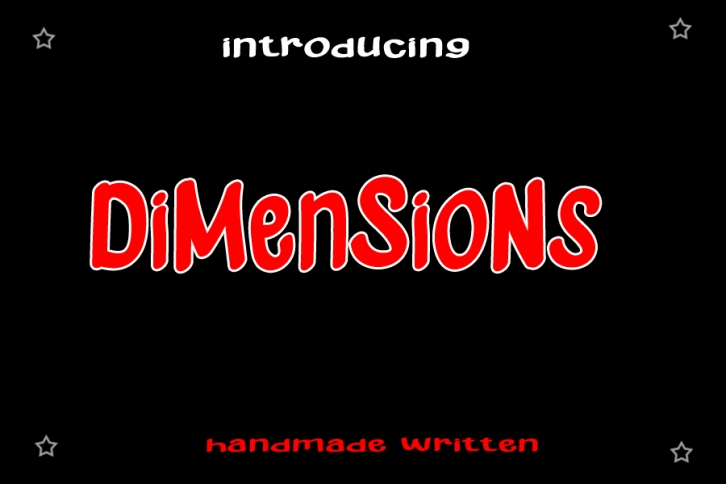 Dimensions Font Download