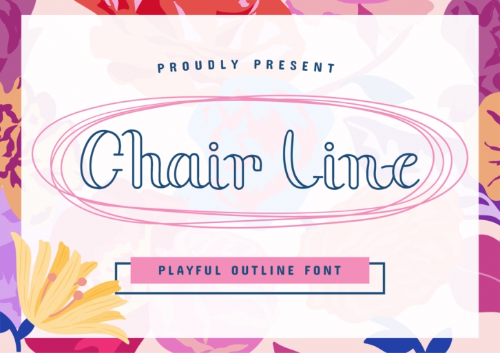 Chair Line Font Download