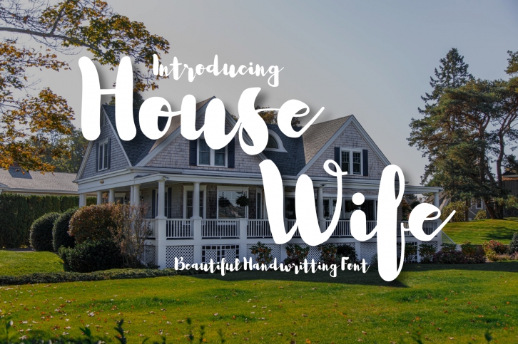 House Wife Font Download