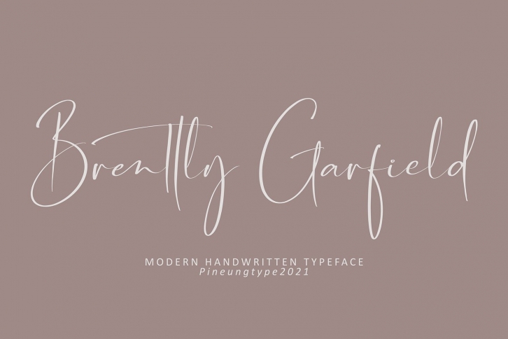 Brently Garfield Font Download