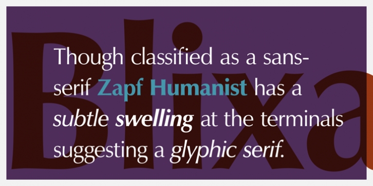 Zapf Humanist 601 BT Font Download
