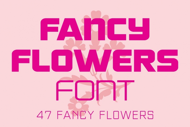 Fancy Flowers Font Download