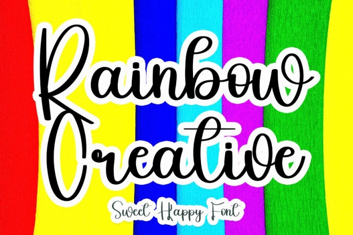 Rainbow Creative Font Download