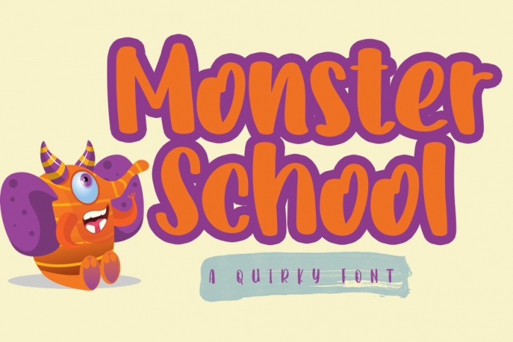Monster School Font Download