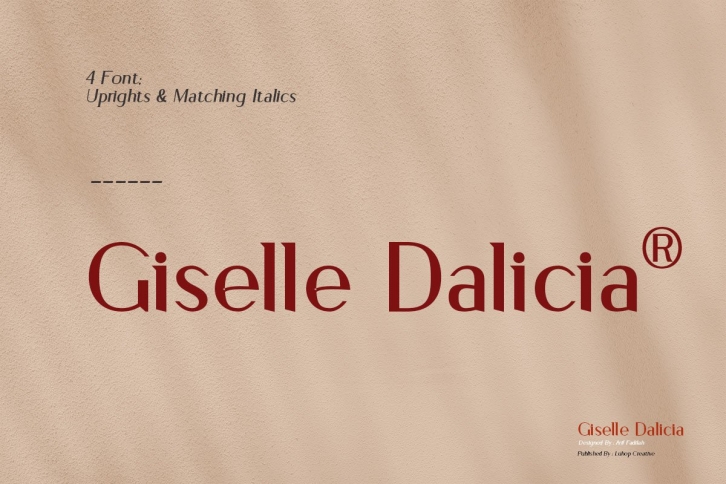 Giselle Dalicia Font Download