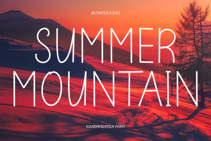 Summer Mountain Font Download
