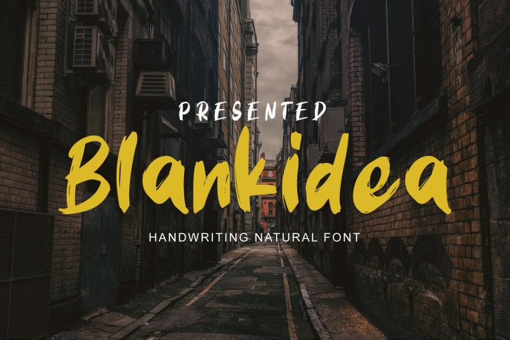 Blankidea Font Download