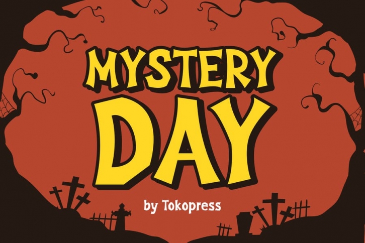 Mystery Day - Spooky Font Font Download