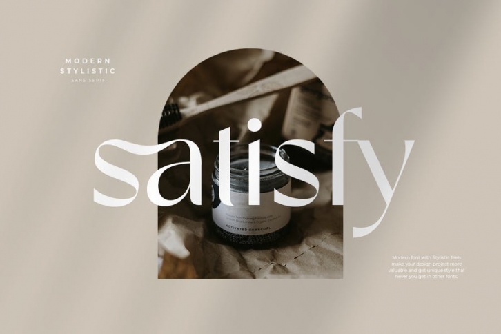 satisfy - modern stylistic sans serif Font Download
