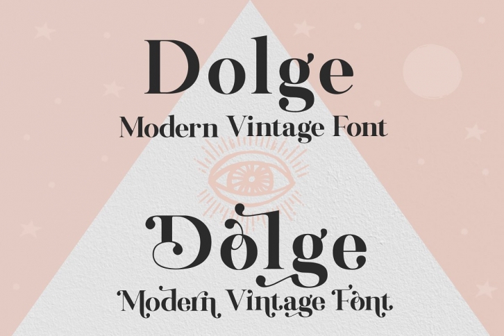 Dolge Serif-Modern/Vintage Font Download