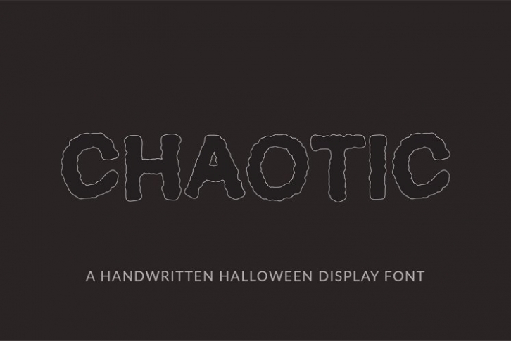 Chaotic Font Download