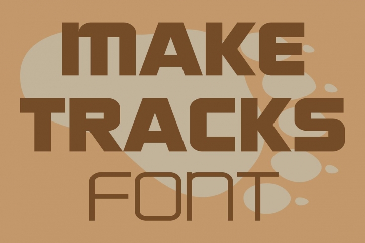 Make Tracks Font Download