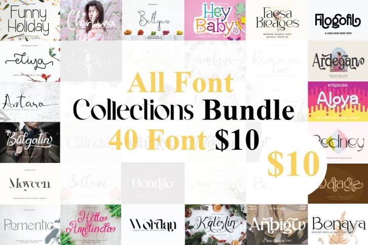 All Collections Bundle Font Download