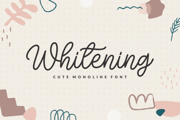 Whitening Font Download