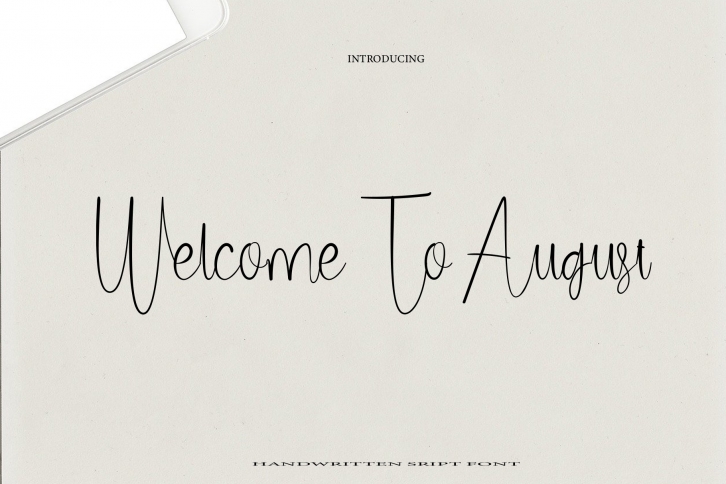 Welcome to August Font Download