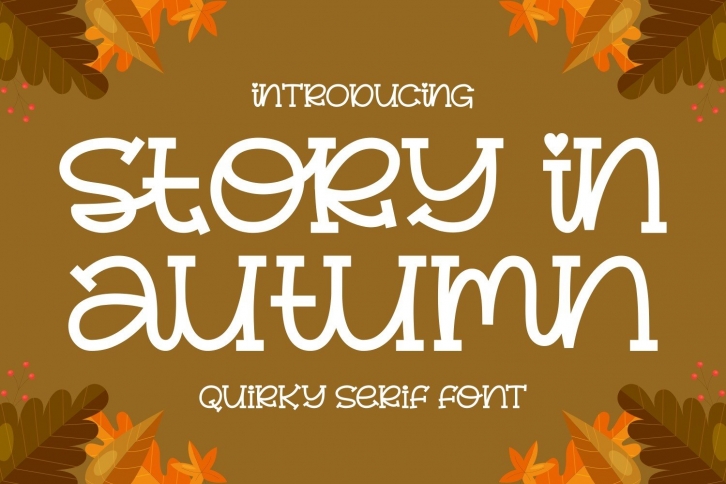 Story in Autumn Font Download
