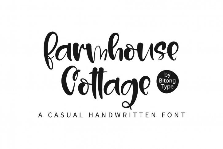 Farmhouse Cottage Font Download