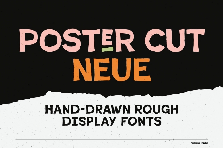 Poster Cut Neue Family Font Download